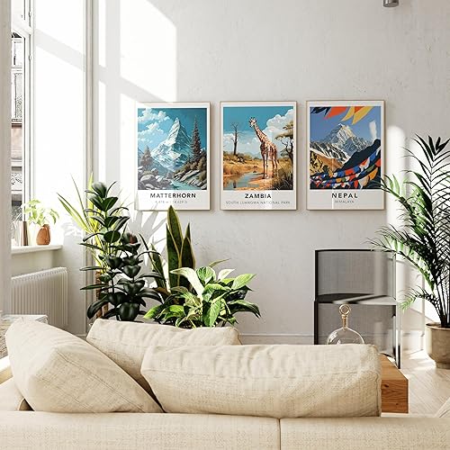 Miniatura 2 de Póster de Zambia South Luangwa National Park Print Zambia Travel Print Wall Art, Zambia Travel Poster