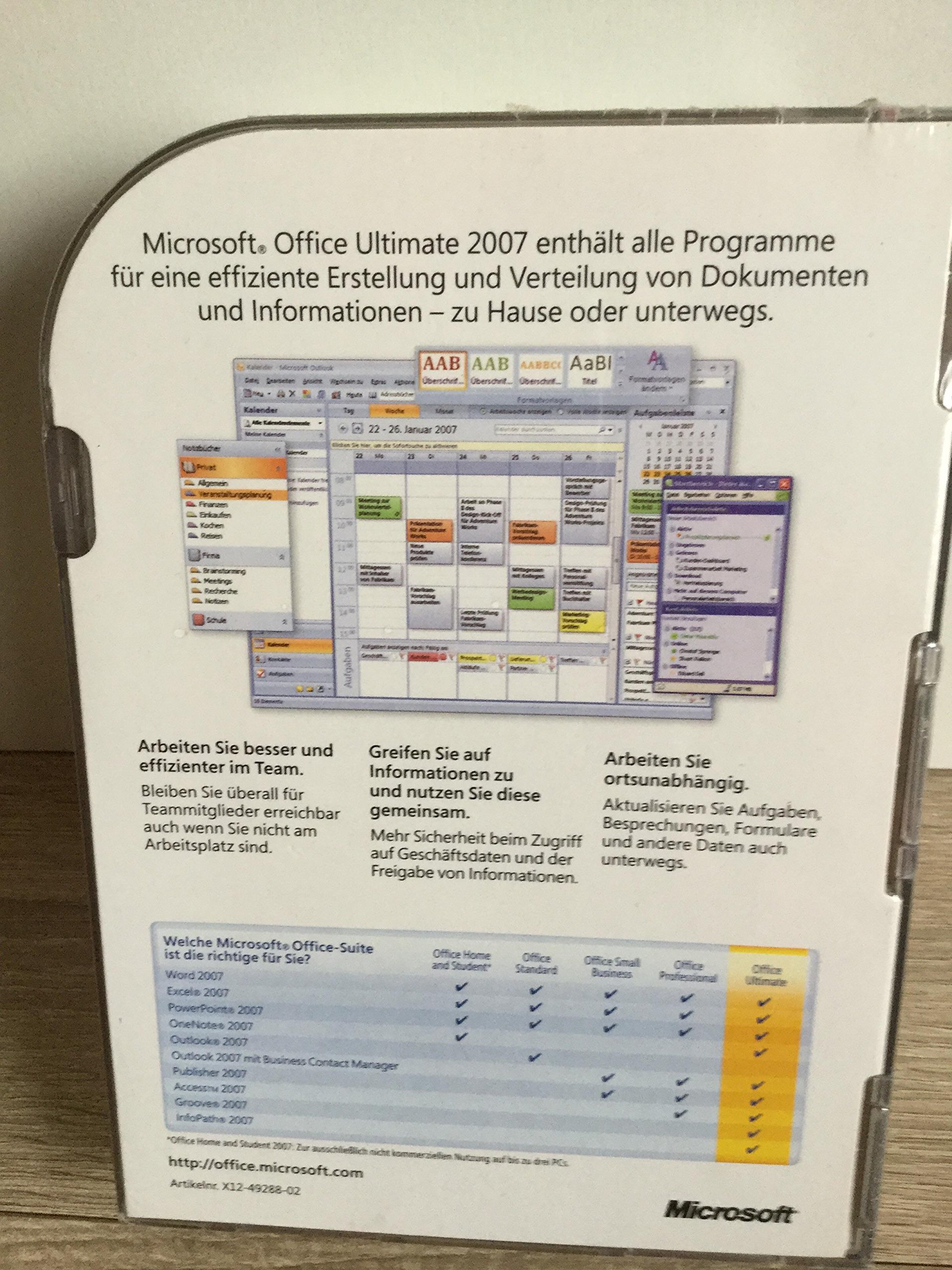 Microsoft Office Ultimate 2007 deutsch