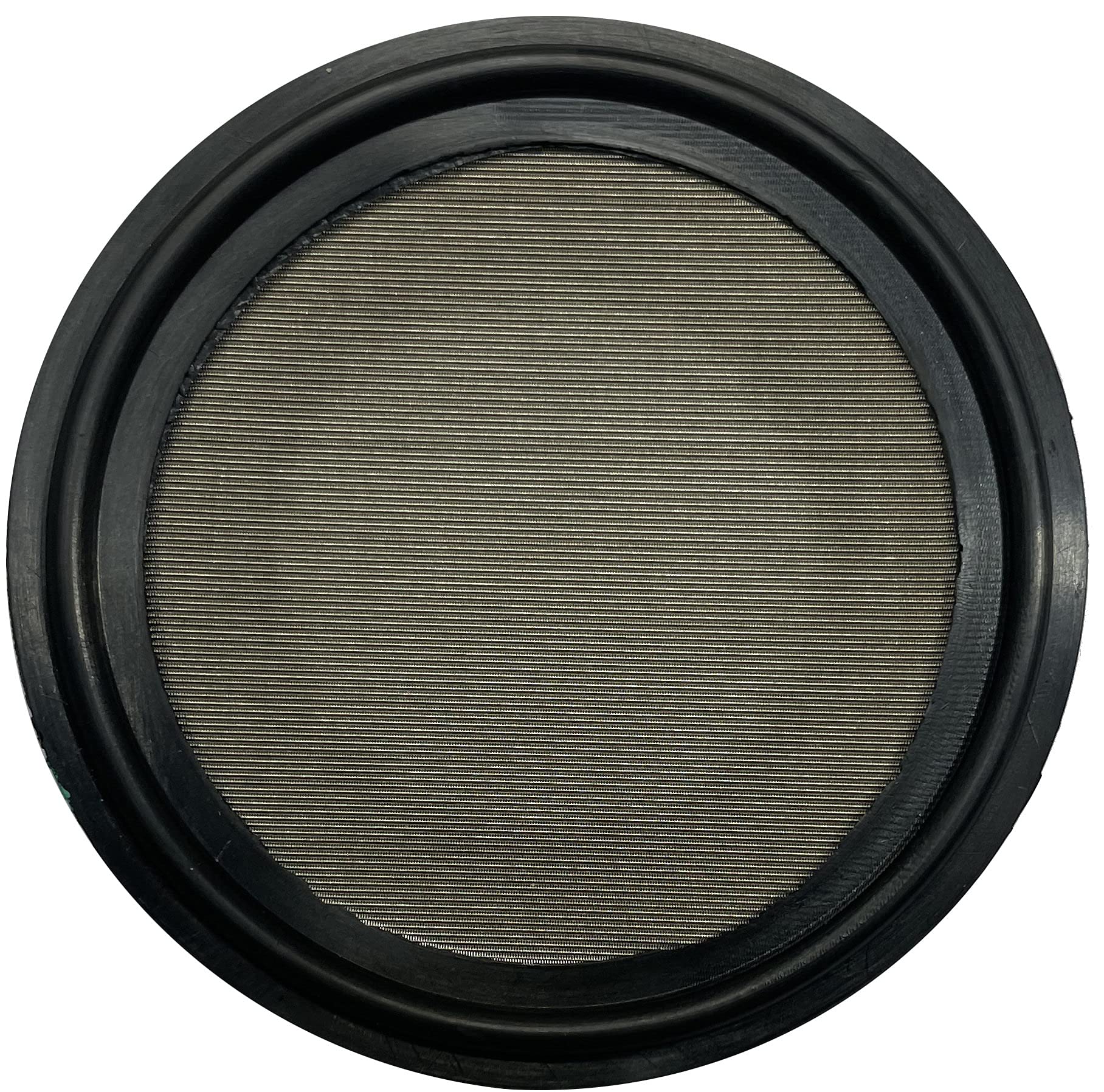 DR-COMPONENT 2" Sanitary Tri-Clamp Gaskets (Pack of 2), Bonded Type Screen (#325 Mesh/ 44 μm) Gaskets, Black EPDM — image 1
