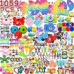 1000+ PCS Party Favors for Kids, Fidget Toys Pack, Birthday Gift,Christmas Stocking Stuffers,Christmas Gift,Treasure Box, Goodie Bag Stuffers, Carnival Prizes,Pinata Filler Sensory Toy for Classroom
