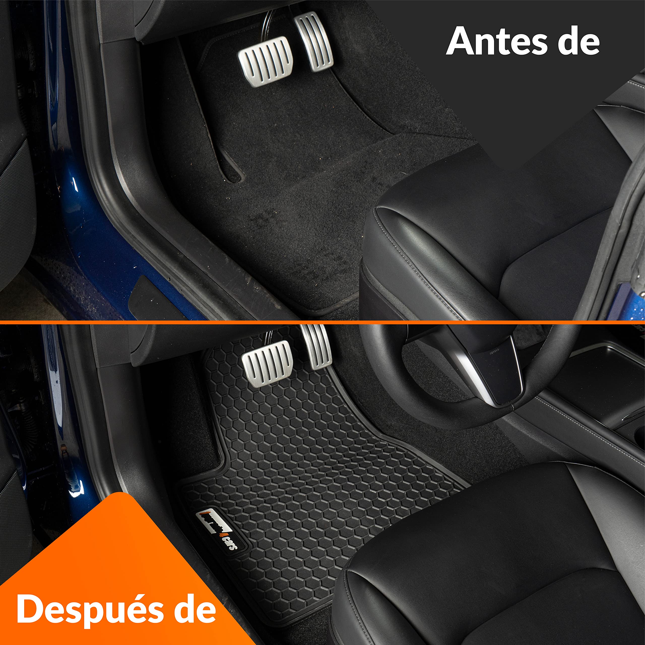 Upgrade4cars Alfombrillas Coche Compatible con Tesla Model 3 Accesorios