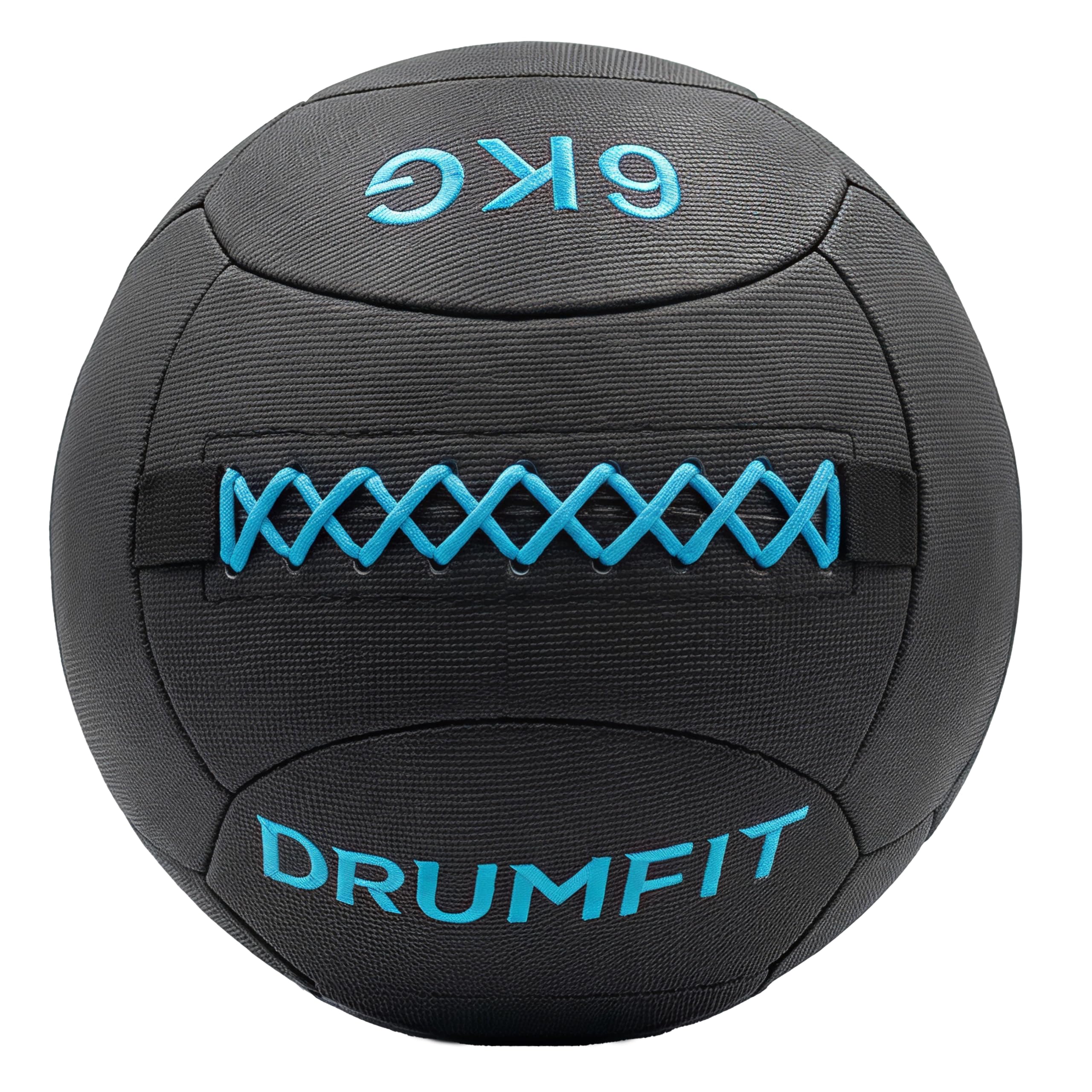 Cecotec Ballon Médicinal - Wall Ball - Drumfit WALLPRO-KV 6 kg. Rembourrage en Sable et Kevlar, Résistant à l'eau et à la Transpiration, Coutures Renforcées, Idéal pour la Force et Le Cross Training