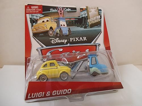 Miniatura 1 de Disney Pixar Cars Guido & Luigi - Vehículo fundido a troquel