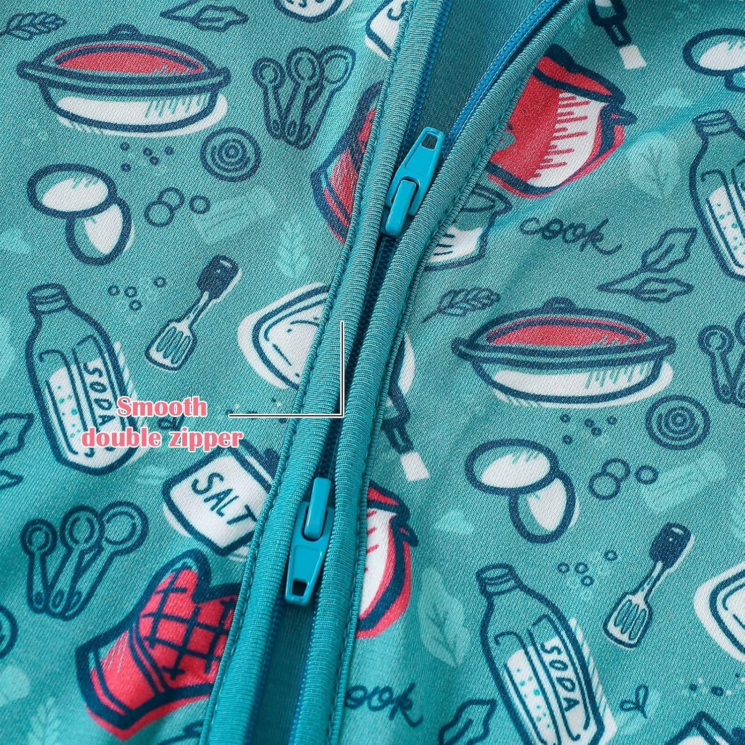 OPAWO Bamboo Baby Pajamas 3 Pack, Double Zipper Bamboo Sleepers for Baby Boy Girl Romper, Toddler Summer Clothes Outfit 0-24M