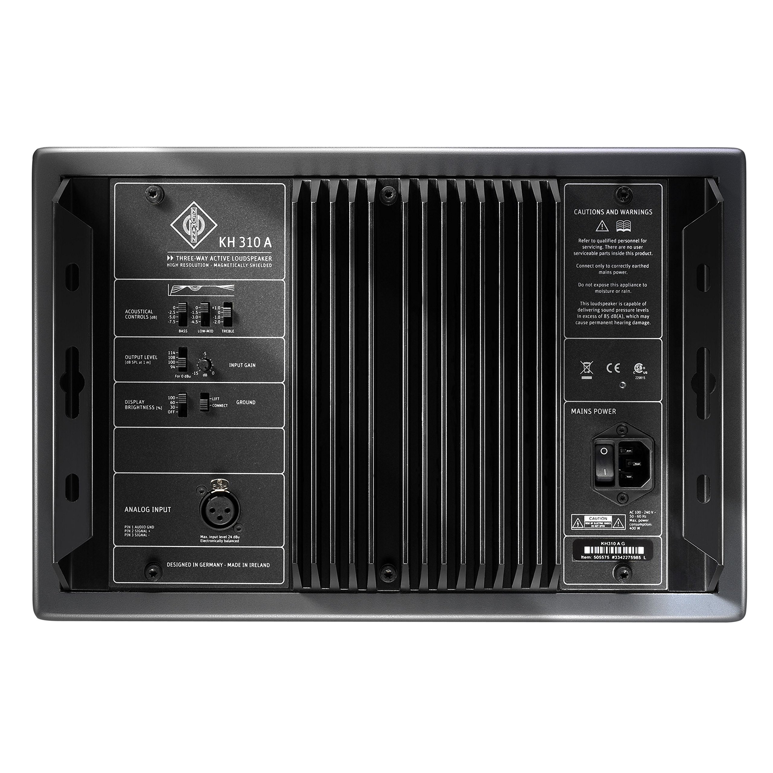 Neumann KH 310 8.25 Inches 3-Way Powered Studio Monitor, Left Side - Image 3