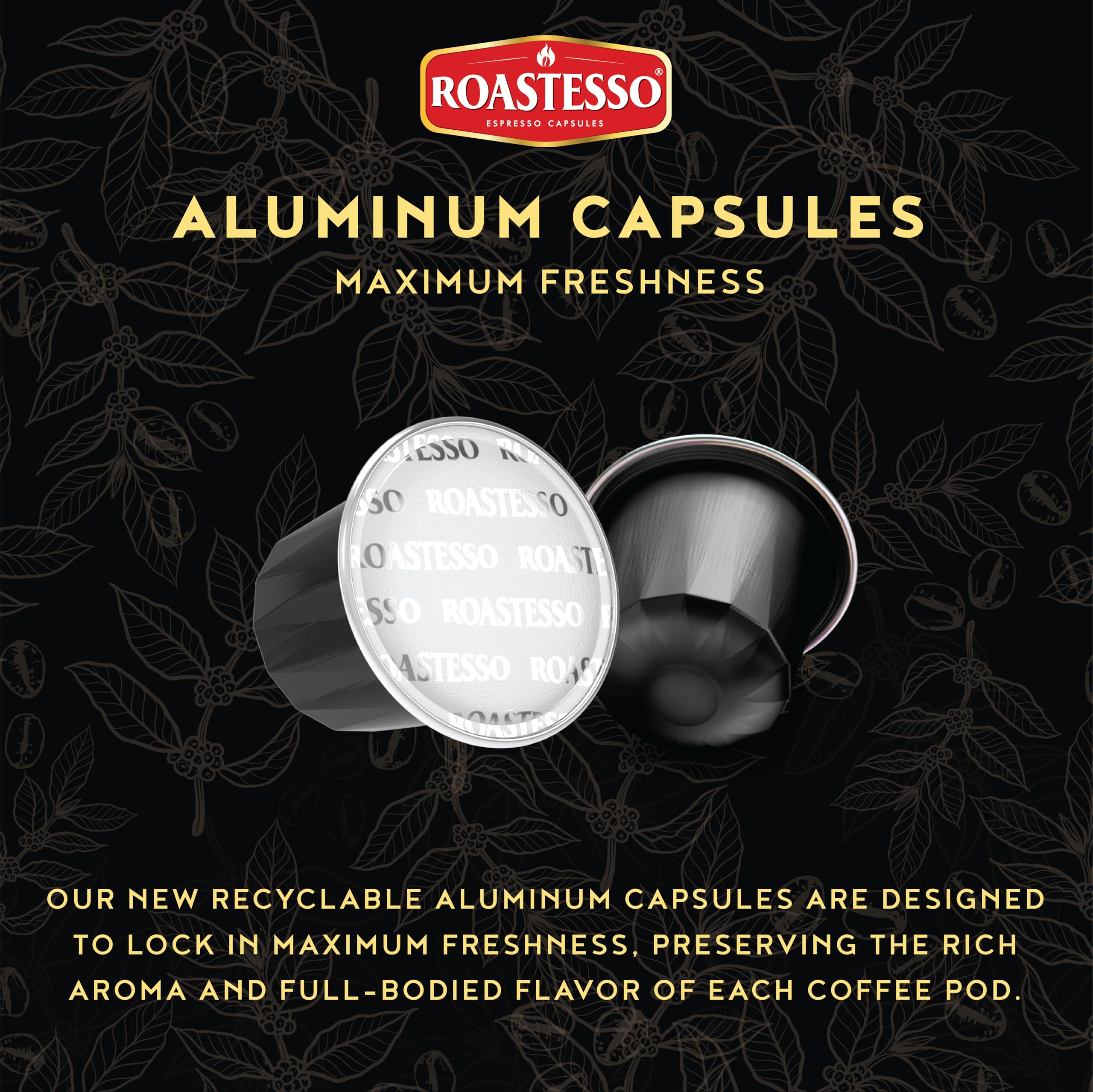 Roastesso - Cápsulas de café espresso (Hioncaff, 10 unidades (paquete de 8))