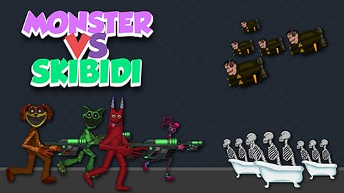 Blue And Red Monster VS People Ragdoll Battle