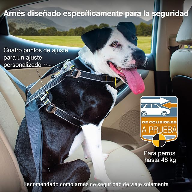 Foto 4 de 8 de Kurgo Impact Arnés de Coche para Perros, A Prueba de Impactos, Arnés de Seguridad, para Cinturón de Seguridad