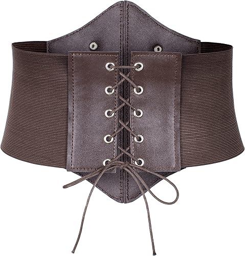 Miniatura 5 de Conjunto de blusa estilo renacentista victoriana campesina con volantes y cintura fruncida estilo bohemio pirata con cinturón