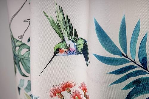 Miniatura 6 de Maison d' Hermine Juego de cortinas de cocina para ventanas, juego de cortinas de cocina 100% algodón, cenefas para el hogar 2 niveles (28 x 36