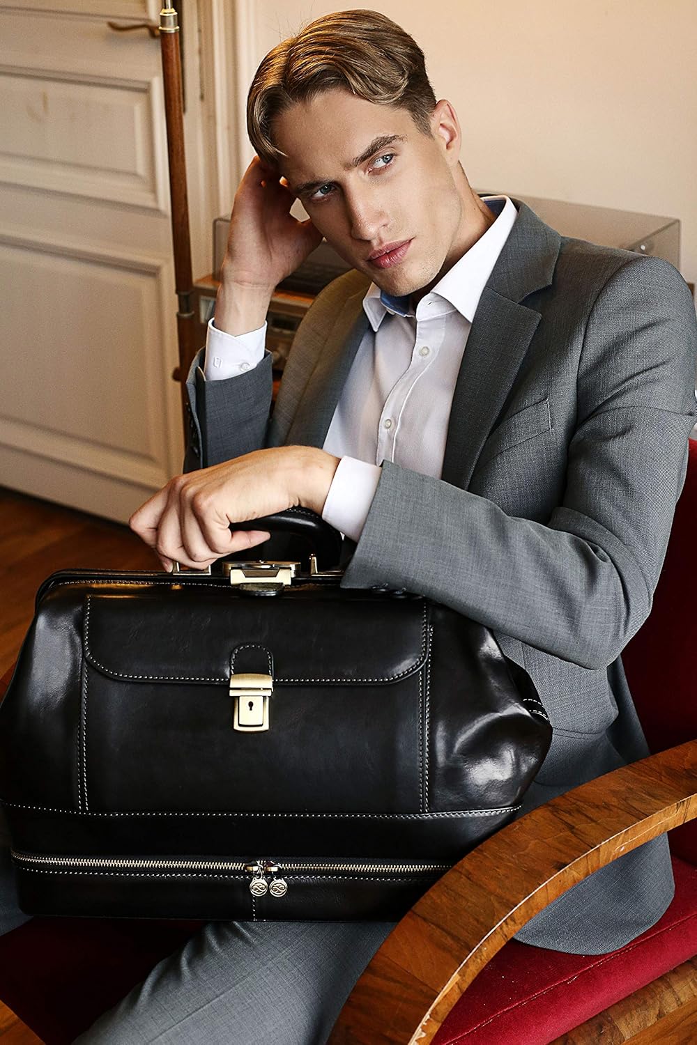 Mens leather doctor bag Clearance