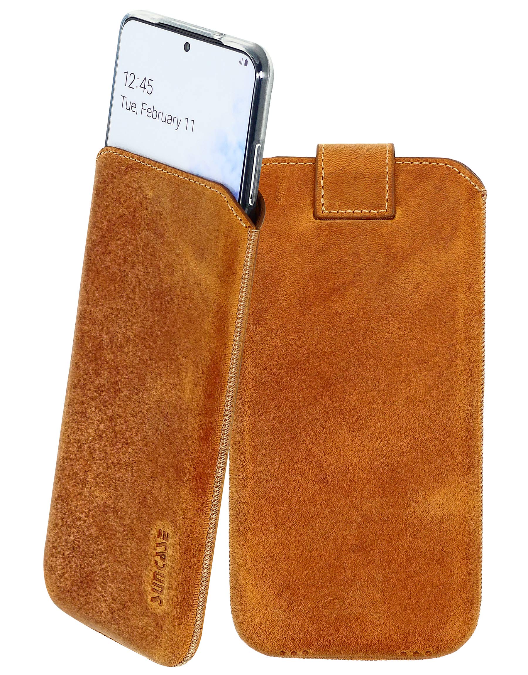 Coque cuir véritable iPhone 13 Pro Suncase pour vos déplacements - 7