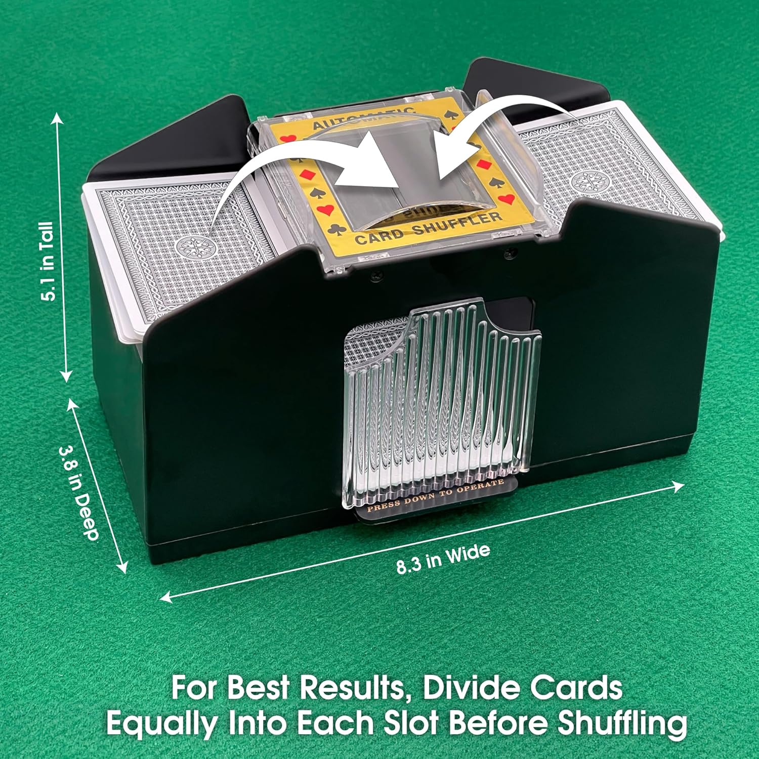 CHH Imports 4 Deck Card Shuffler