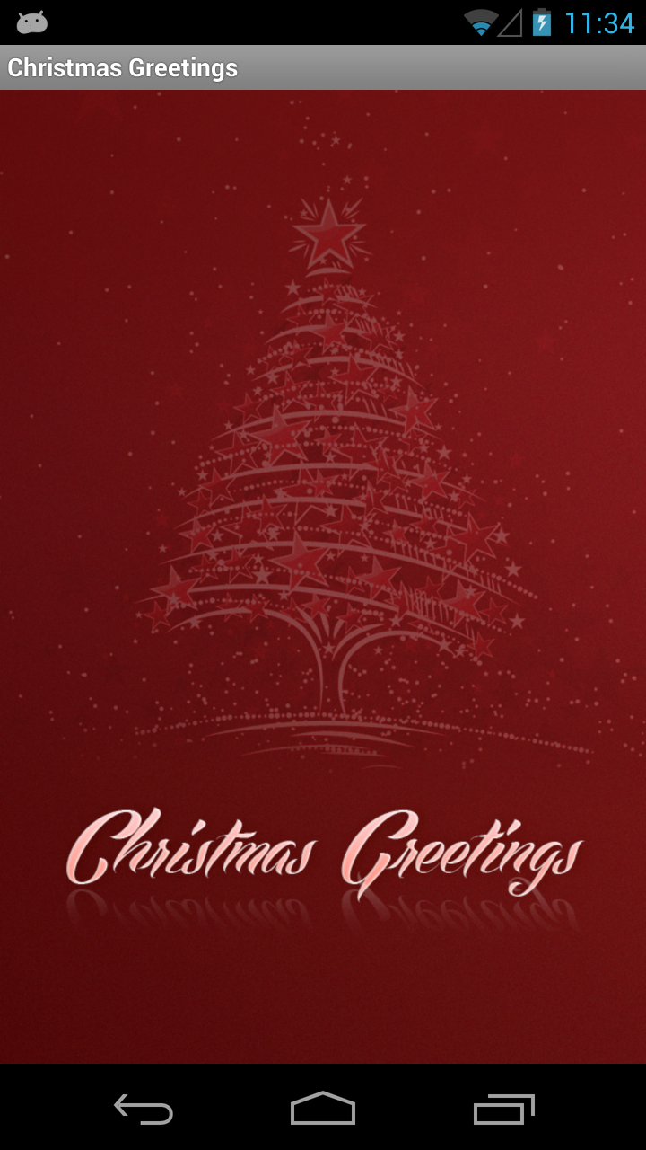 Christmas Greetings App on Amazon Appstore