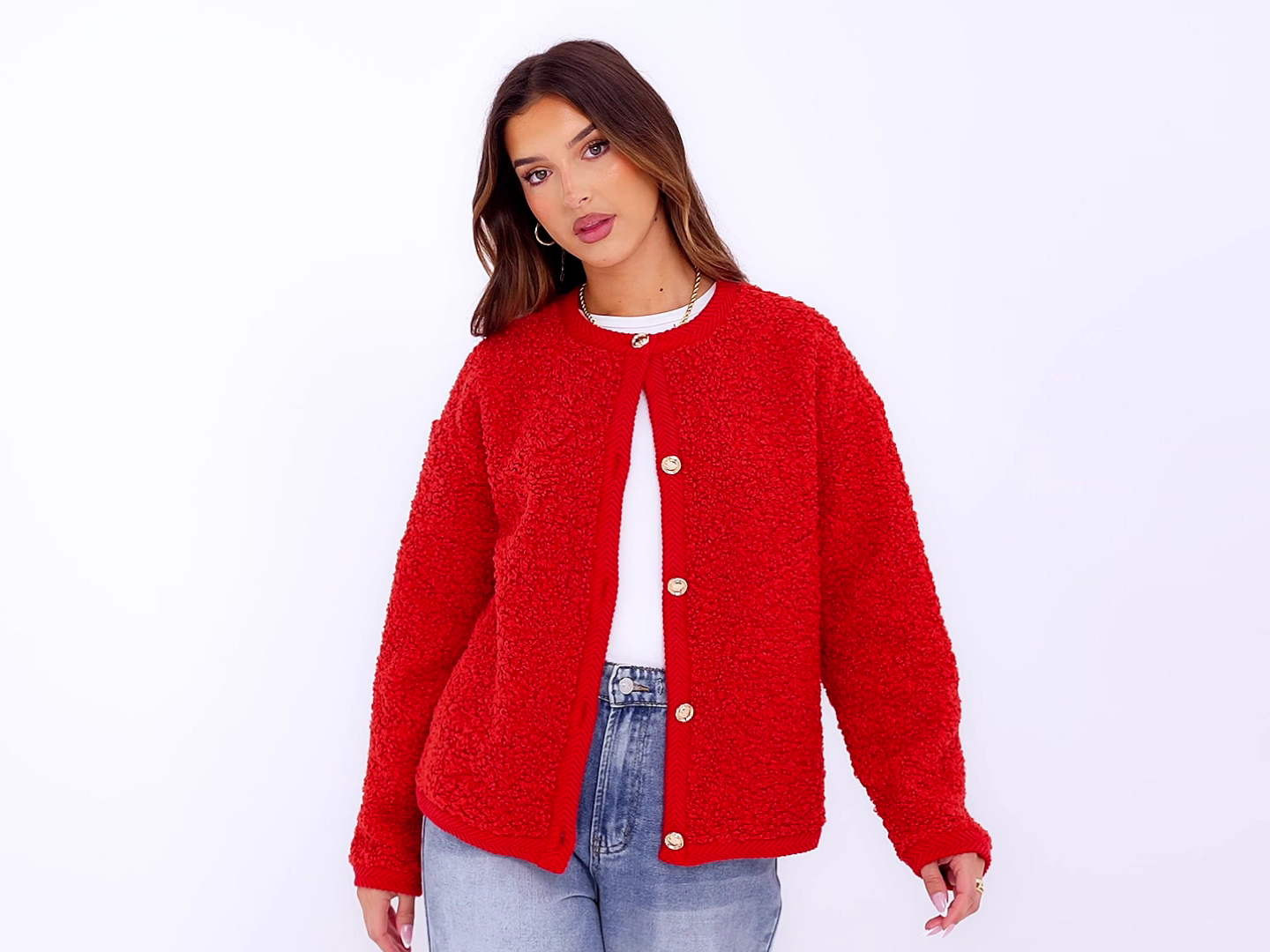 PRETTYGARDEN Women's Faux Fur Coat 2026 Fall Fuzzy Fleece Button