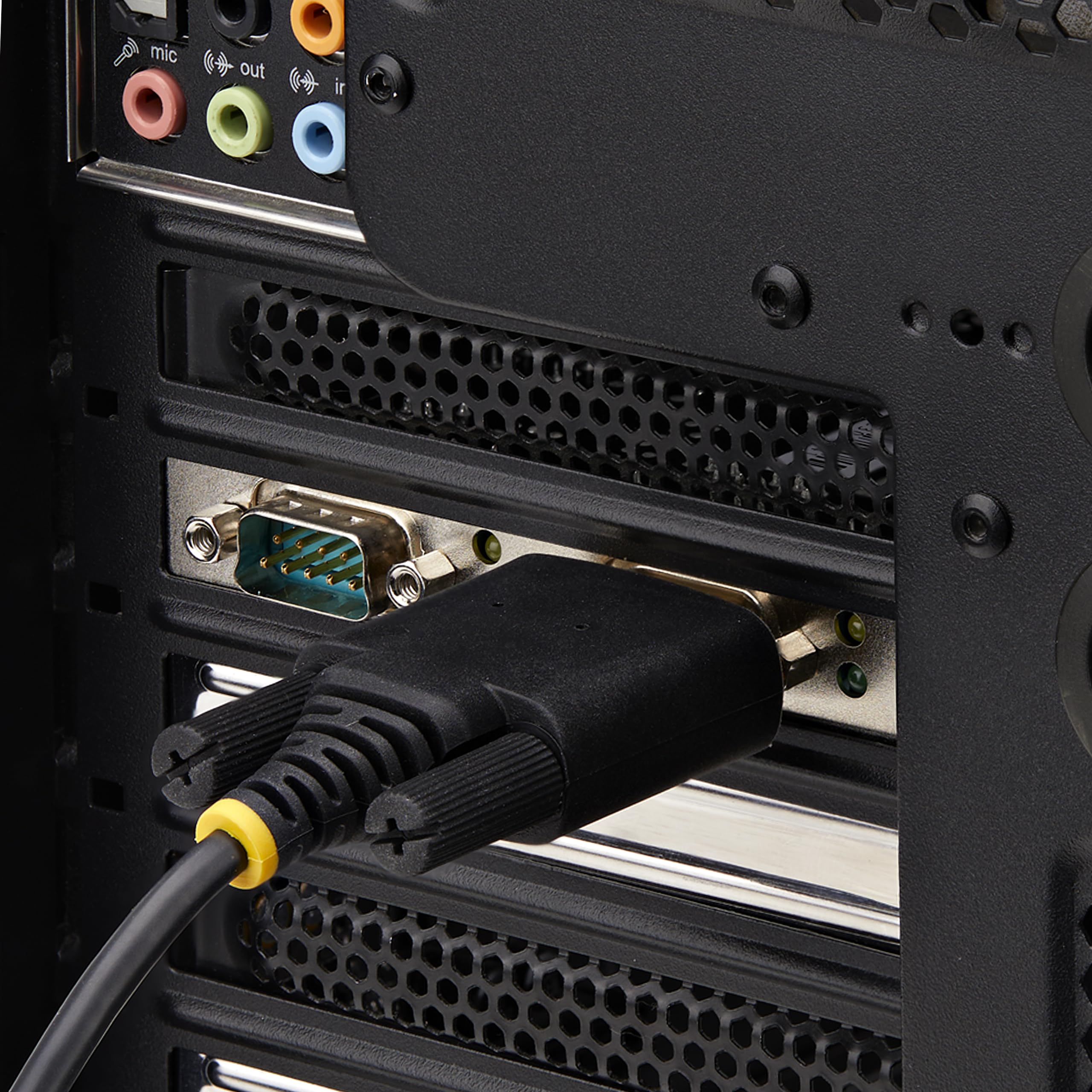 StarTech.com Carte Série PCI Express à 2 Ports - Adaptateur/Carte PCIe à 2 Ports vers RS232/RS422/RS485 (DB9), Support Bas-Profil Inclus, UART 16C1050, TAA - Protection ESD (2S232422485-PC-CARD)