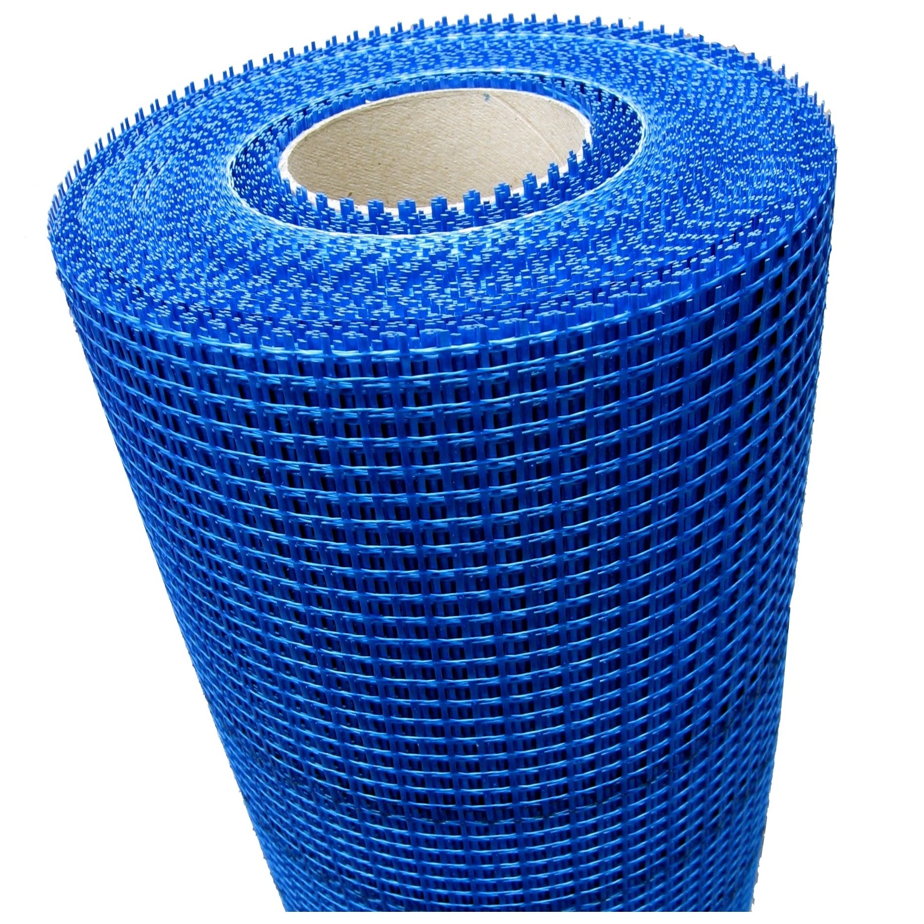 Außenputzgewebe Armierungsgewebe 100m² – Glasfasergewebe blau 13x13 mm, WDVS Fassadengewebe, Putzgewebe Rolle 1x100 m für Außenbereich