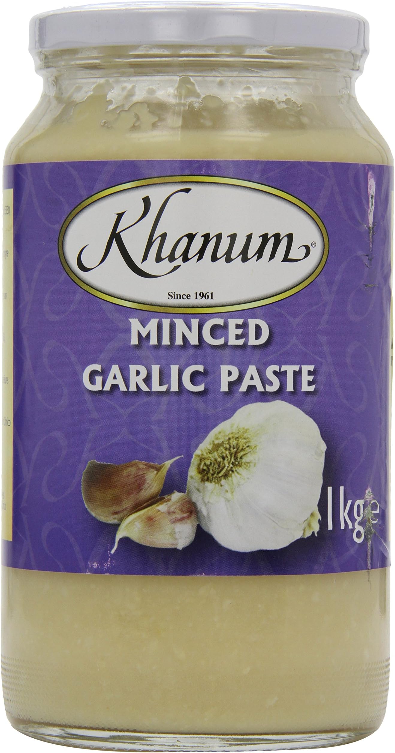 Khanum Minced Garlic 1 Kg (Pack of 2)