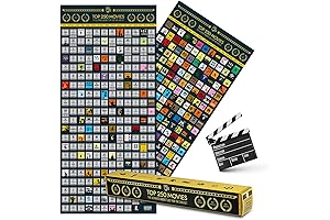 Top 250 Movie Bucket List Scratch Poster XXL