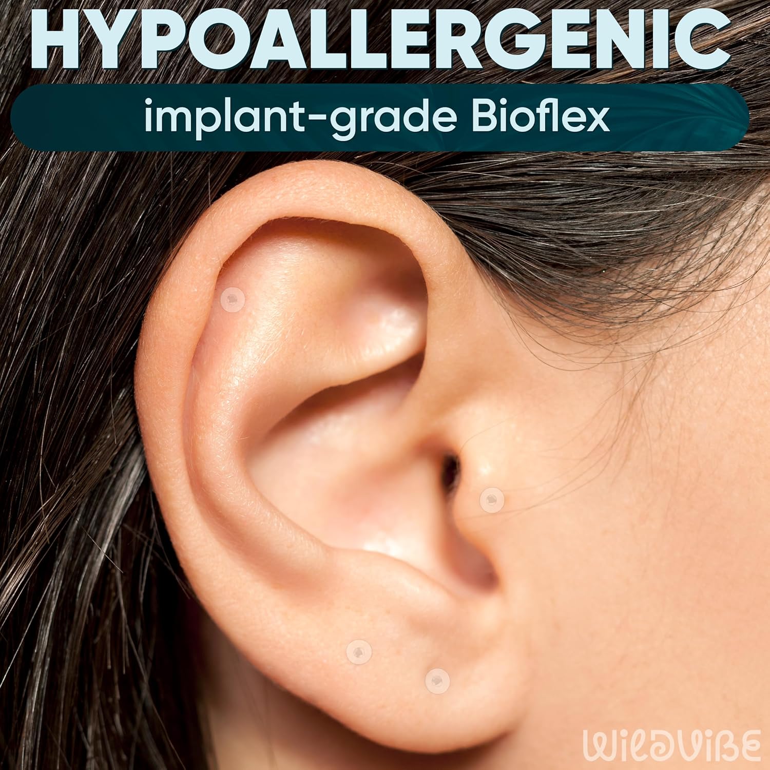 16g Clear Earrings for Sports, Work, Surgery Martinique Ubuy