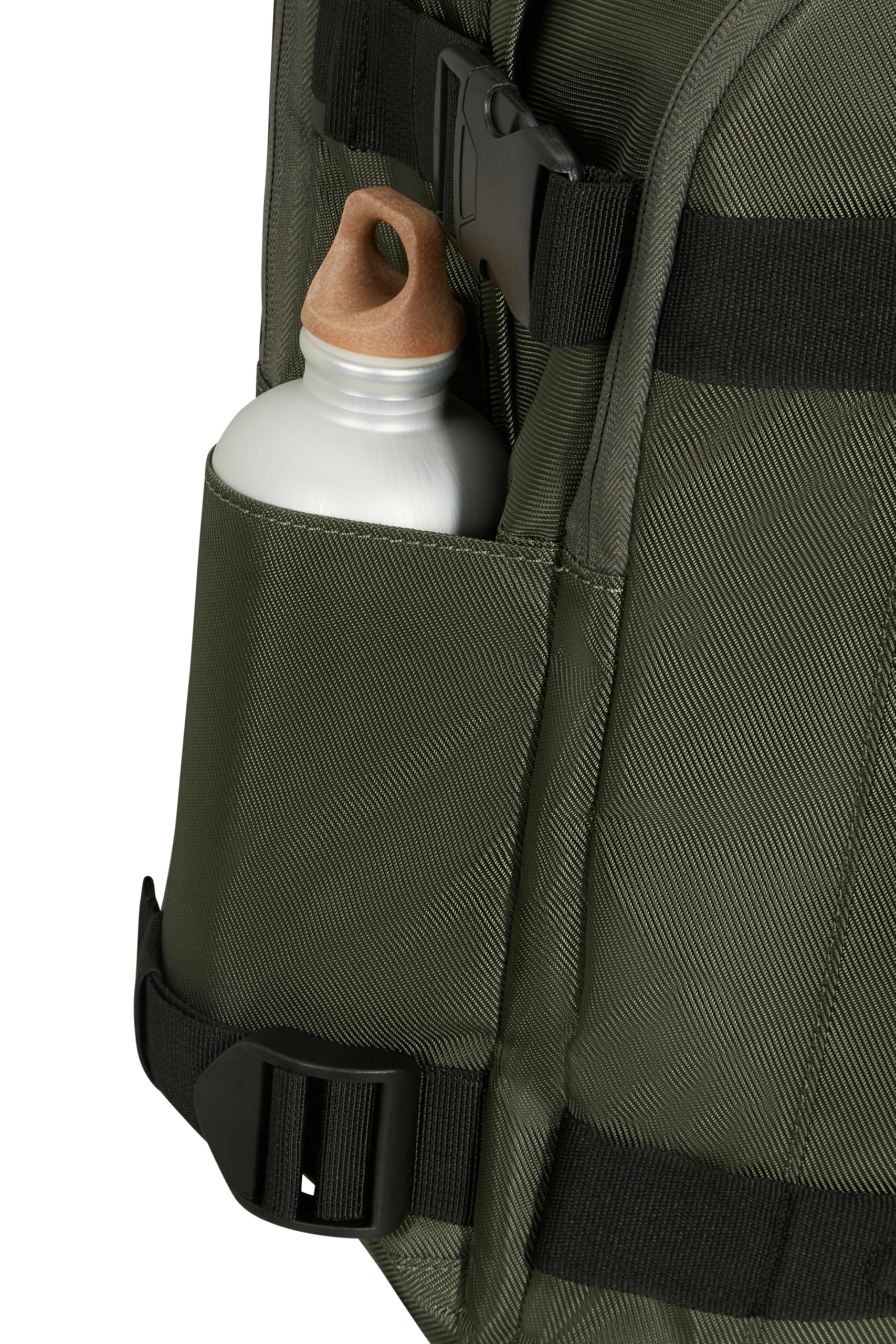 American Tourister Urban Track - Mochila portátil 15.6" – 45 cm, 29 L - 3 compartimentos grandes - Gran capacidad - Ergonómica - Compartimento acolchado para portátil - Grün (Dark Khaki)