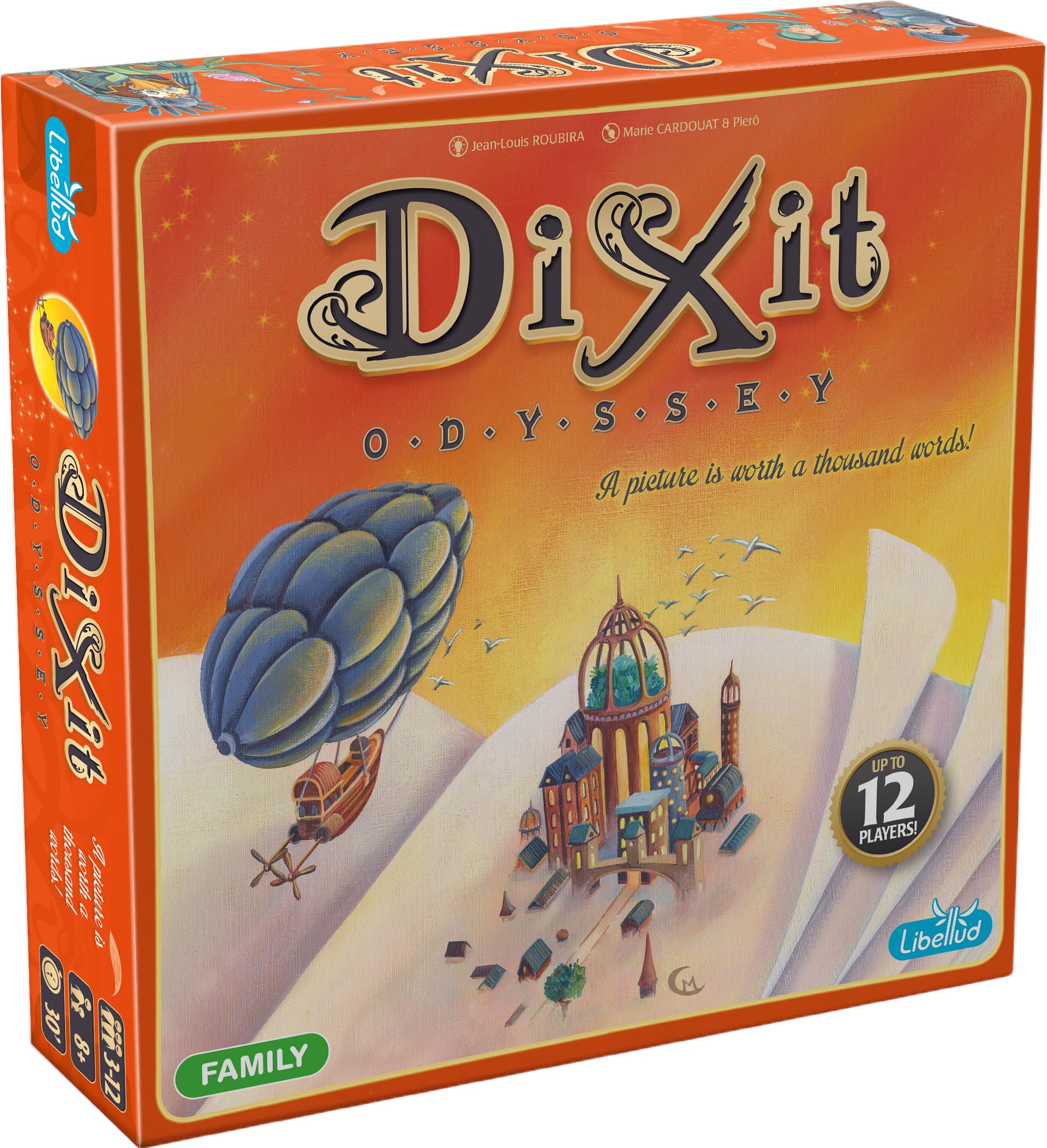 Dixit Odyssey – eigenständiges Spiel, kombinierbar mit Dixit Grundspiel oder Erweiterungen