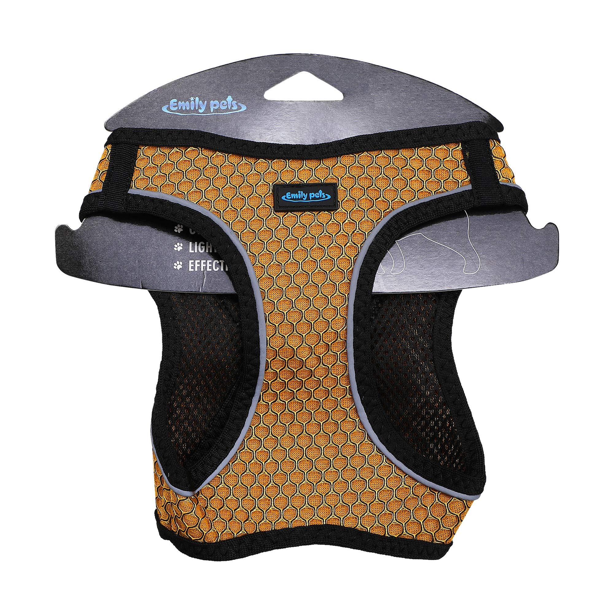 Emily Pets Mesh Dog Harness, Step in Adjustable Harness for Small and Medium Dogs (Medium, Yellow) (B0865YYZ52) Amazon Price History, Amazon Price Tracker