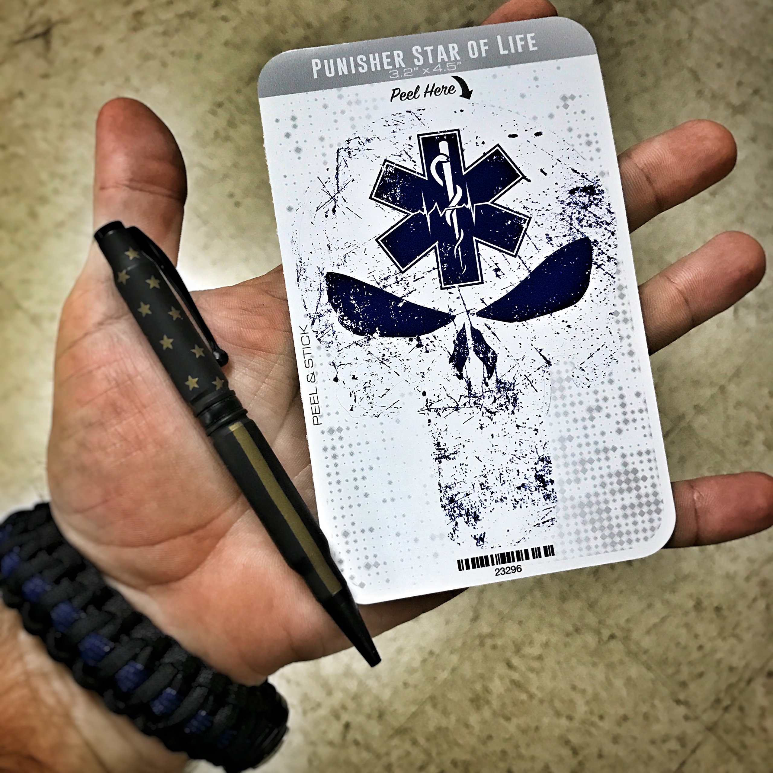 Paramedic Punisher Star of Life - Sticker