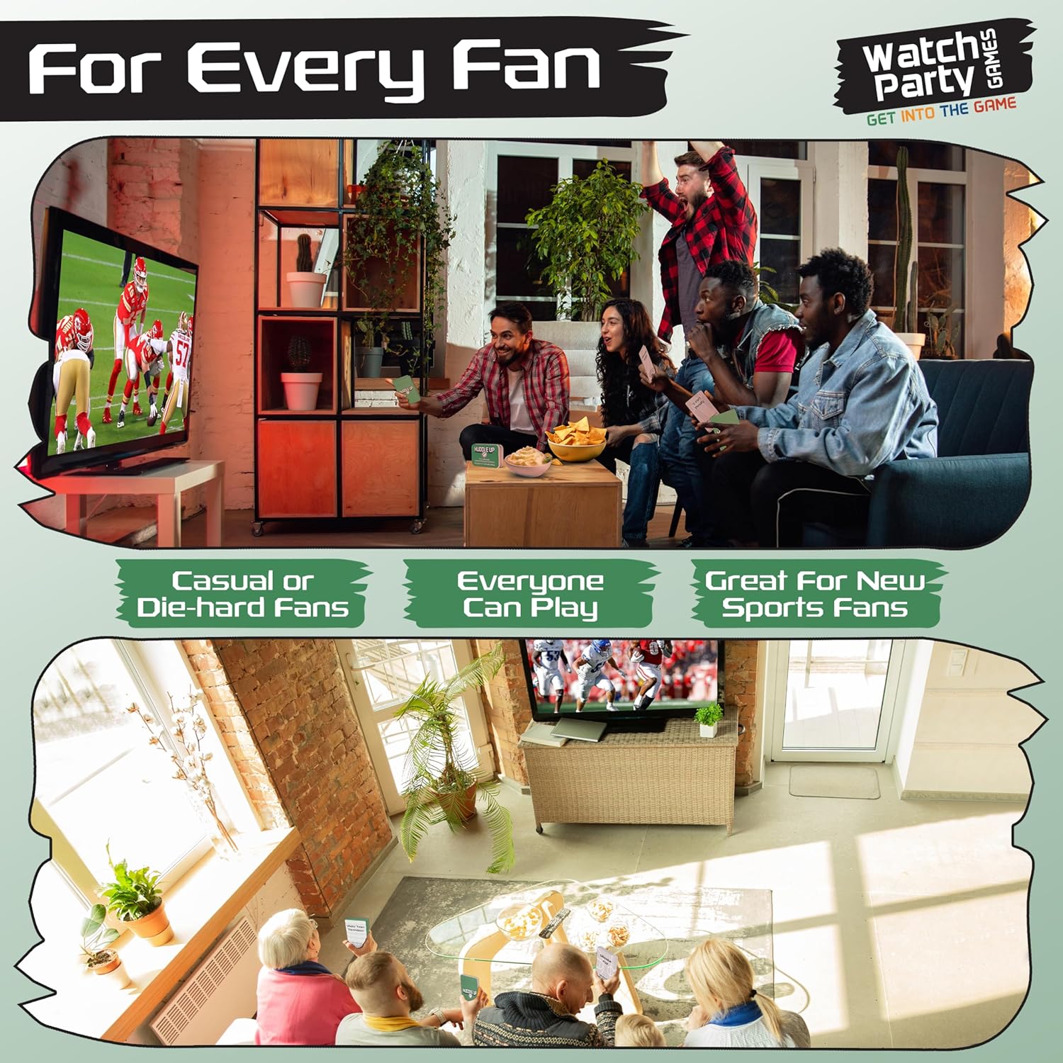 WATCH PARTY GAMES Huddle UP Live Football Card Game for Sports Fans, Party Nights & Family Fun - Image 5