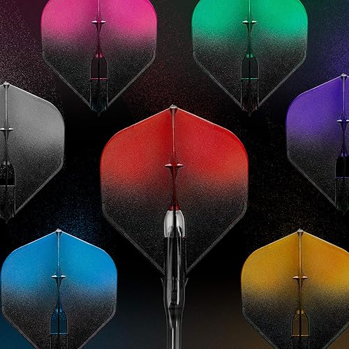 Vista 28 de Vuelos de dardos - Forma L3 Modelos PRO, KAMI y EZ Compatible con punta suave y dardos de punta de acero