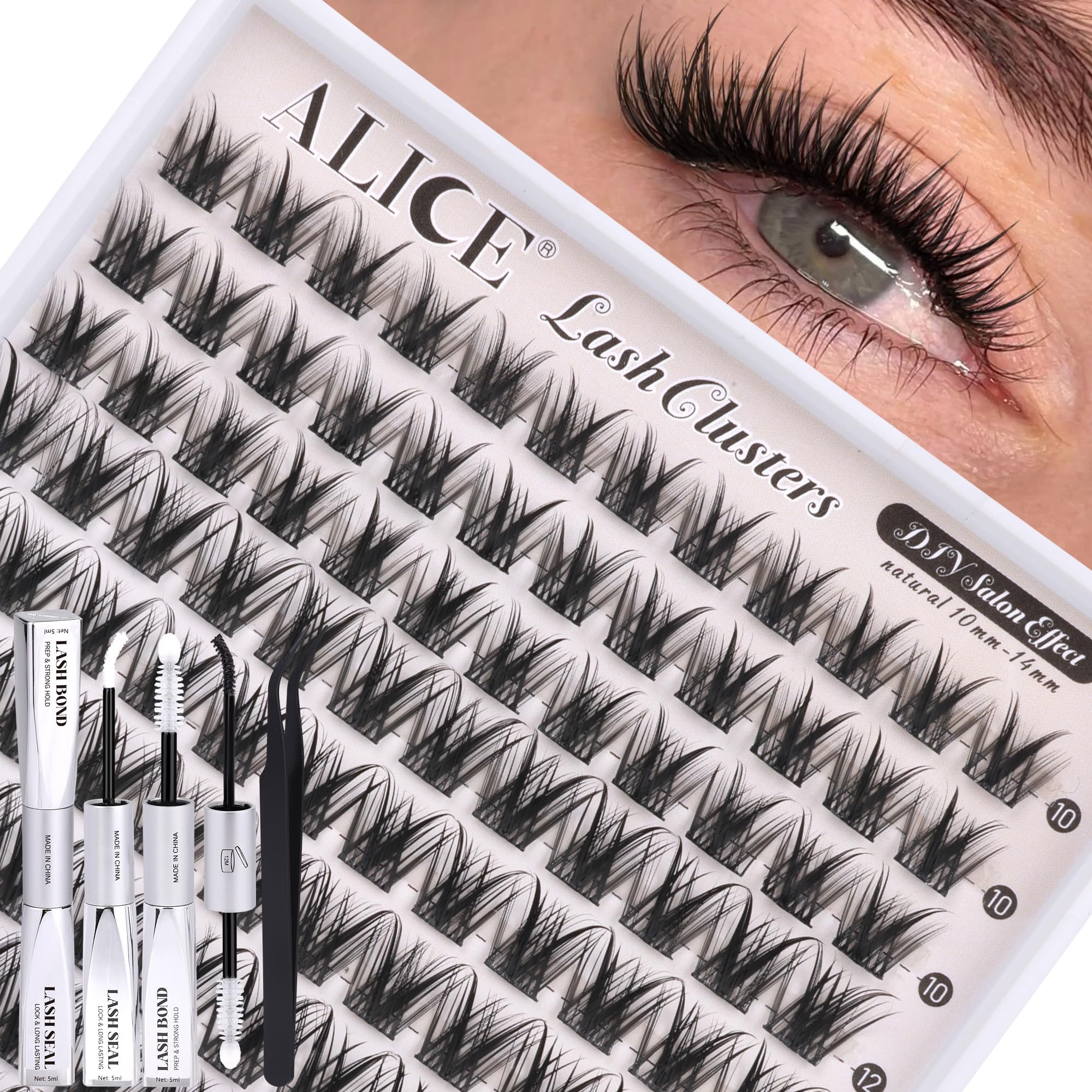 ALICE Lash Clusters: Natural Volume Eyelashes -28