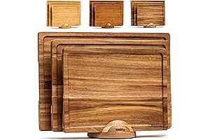 SMIRLY Wooden Cutting Boards For Kitchen