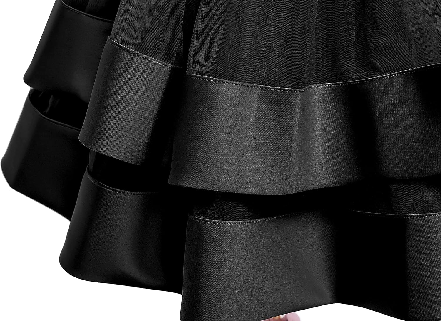 KLFFLGID Girls Flower Dress Sleeveless One Shoulder Princess Birthday Party Prom Ball Gown - Image 9