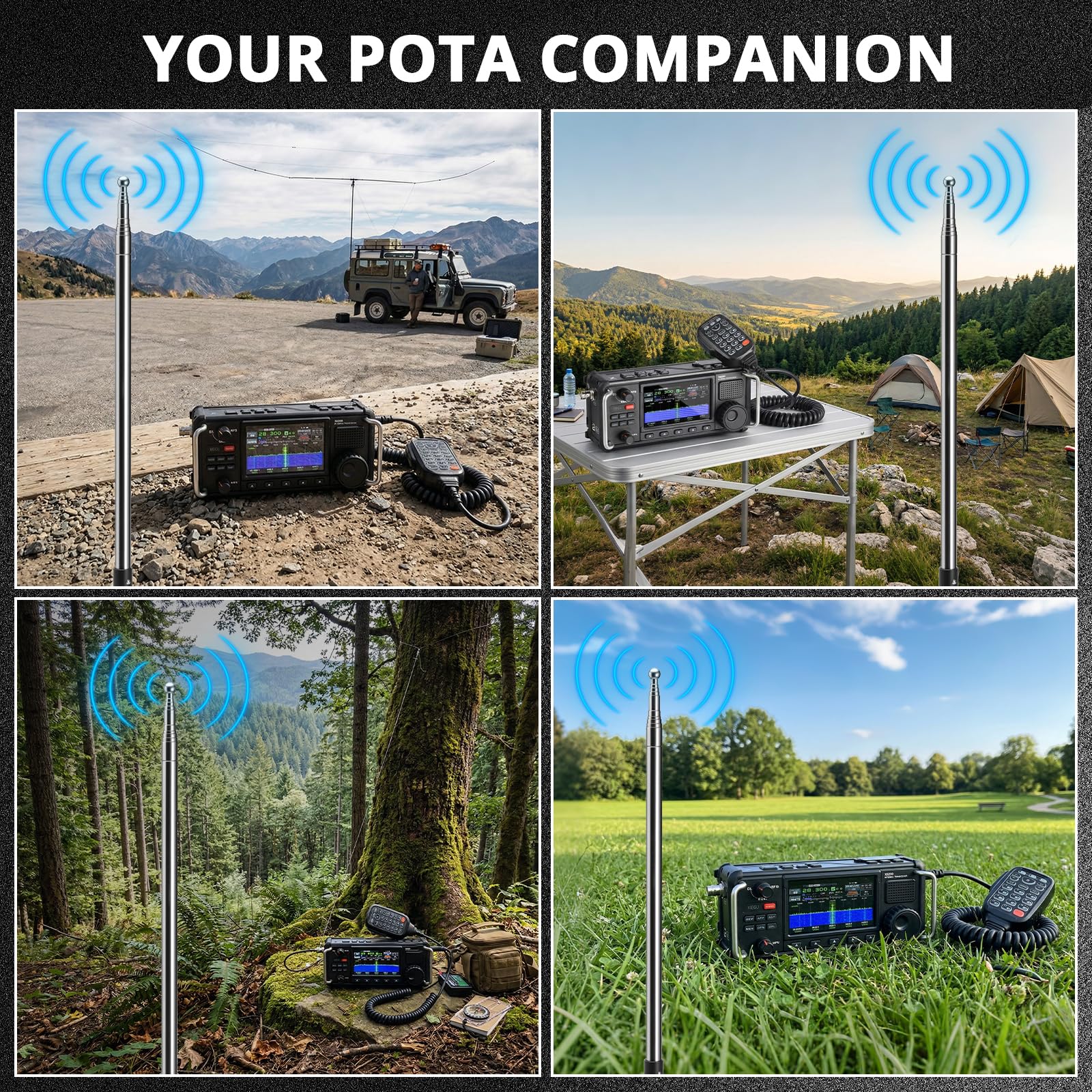 Radioddity Antenne RF Portable HF-010