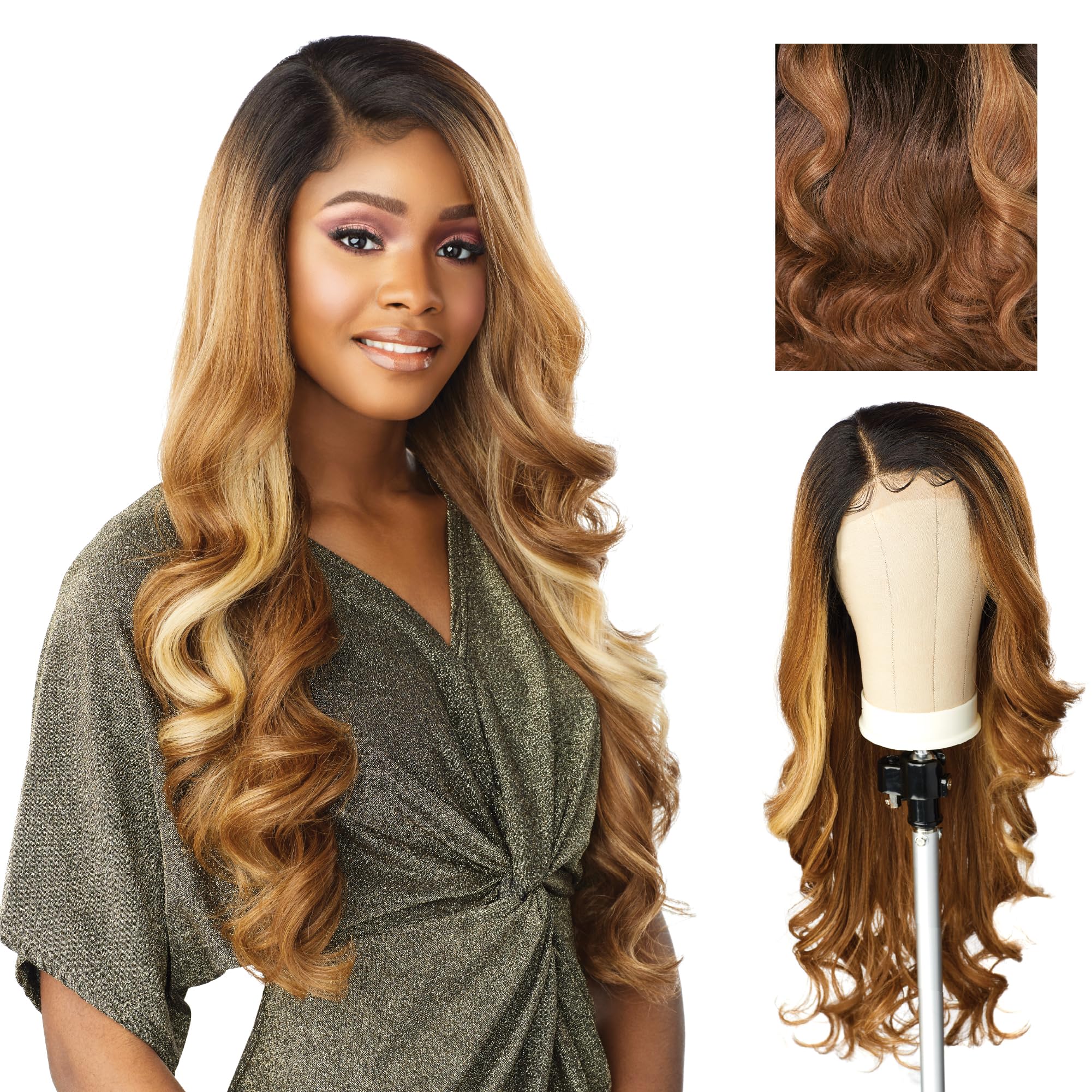 Amazon.com : Sensationnel Butta Lace Wigs - Unit 7 Extra  display picture 1