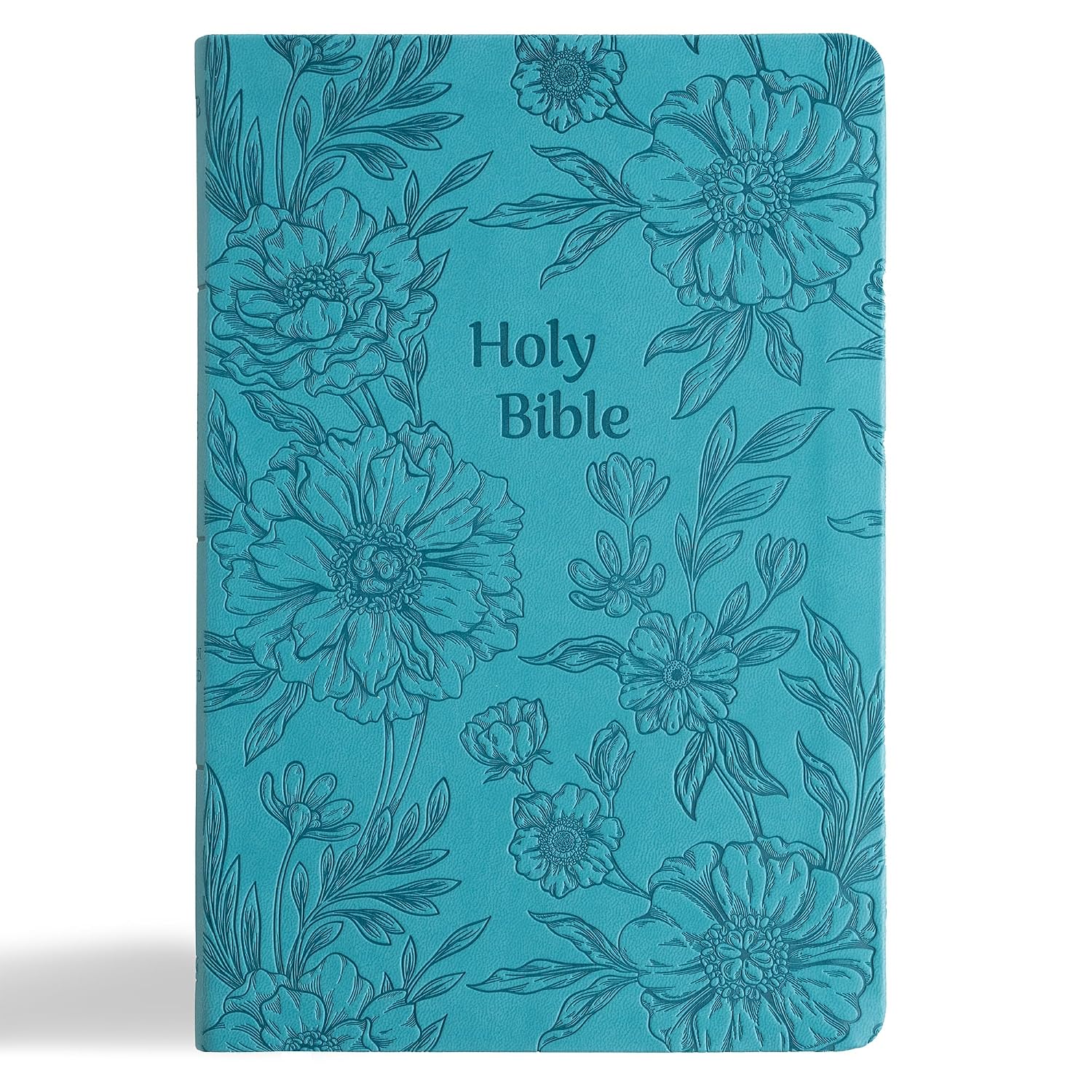 NASB Large Print Thinline Bible, Value Edition, Teal LeatherTouch, Red Letter, Presentation Page, Sewn Binding, Full-Color Maps, Easy-to-Read Bible Karmina Type