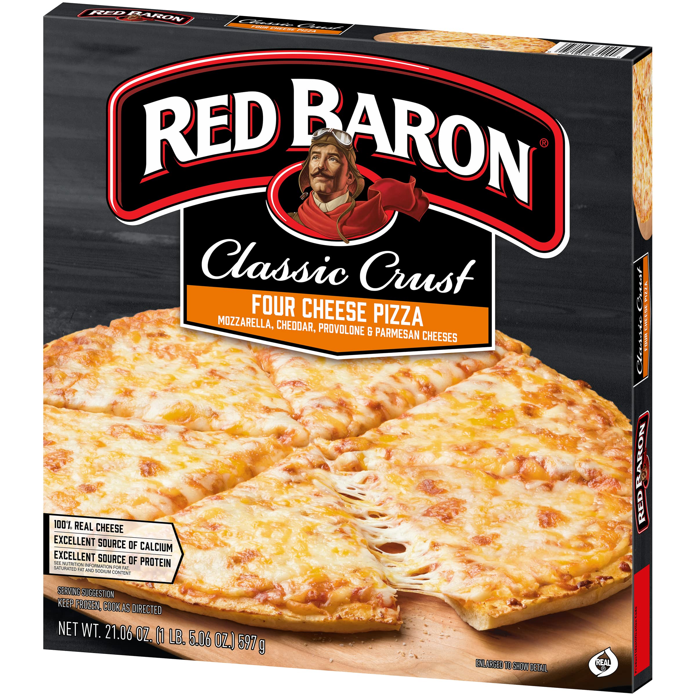 Red Baron Classic Four Cheese Pizza Frozen 21 06 Oz — view 4