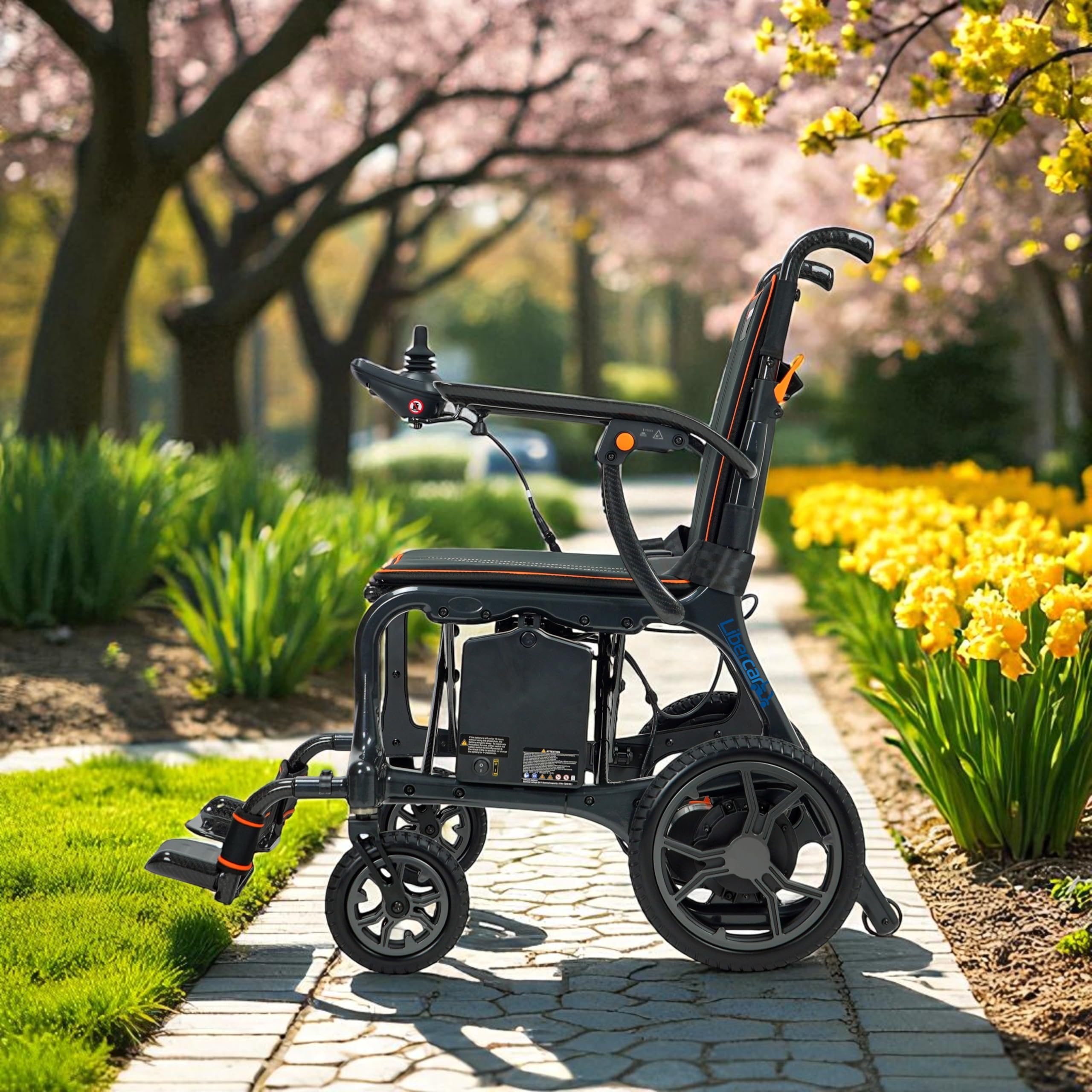 Silla de ruedas eléctrica Vera de Magnesio y fibra de carbono