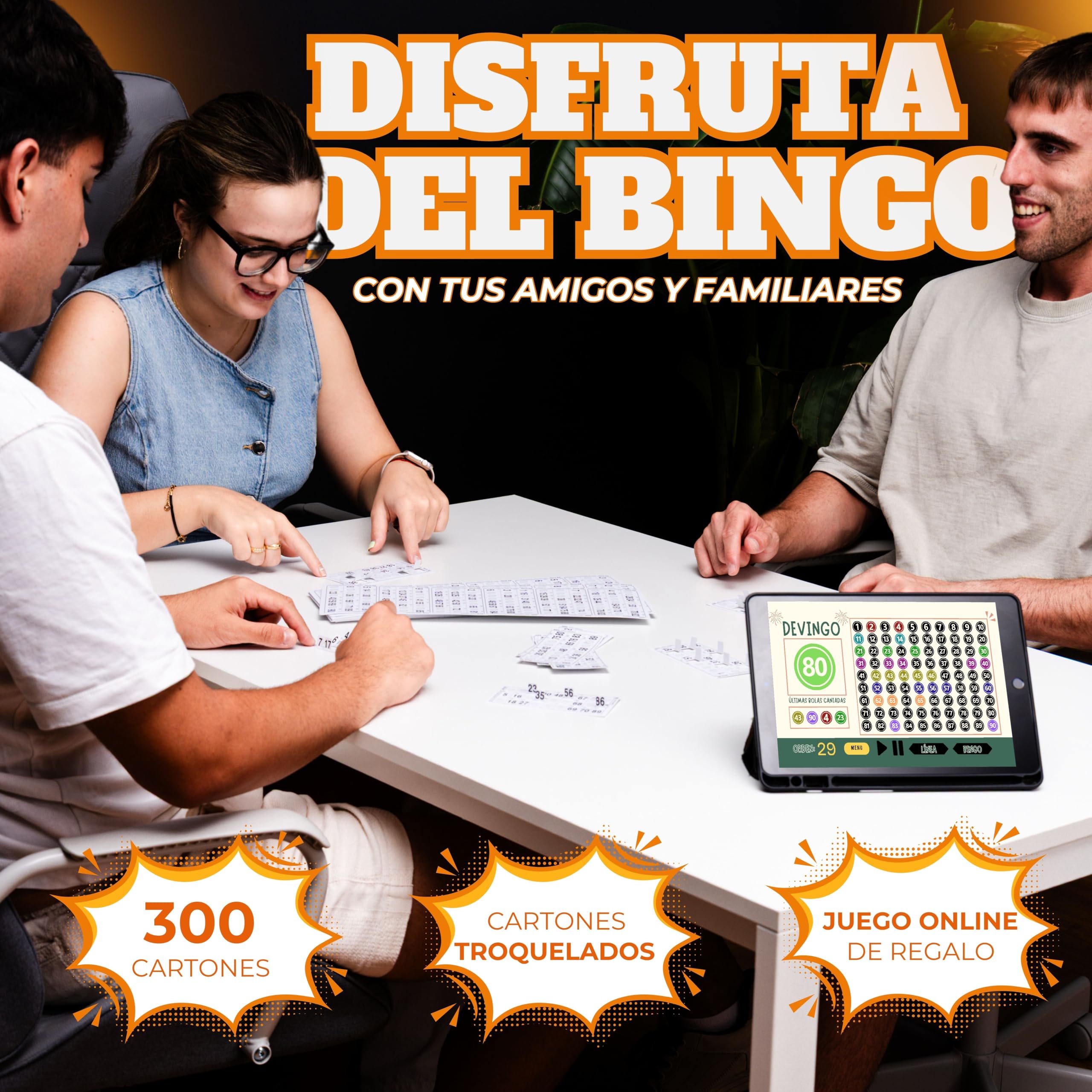 Żółty sztancowane kartony Bingo 90 kul wielokrotnego użytku + Darmowa gra online Bingo | Kartony bez przerzucania | Gry planszowe, Gra rodzinna, Boże Narodzenie (300)