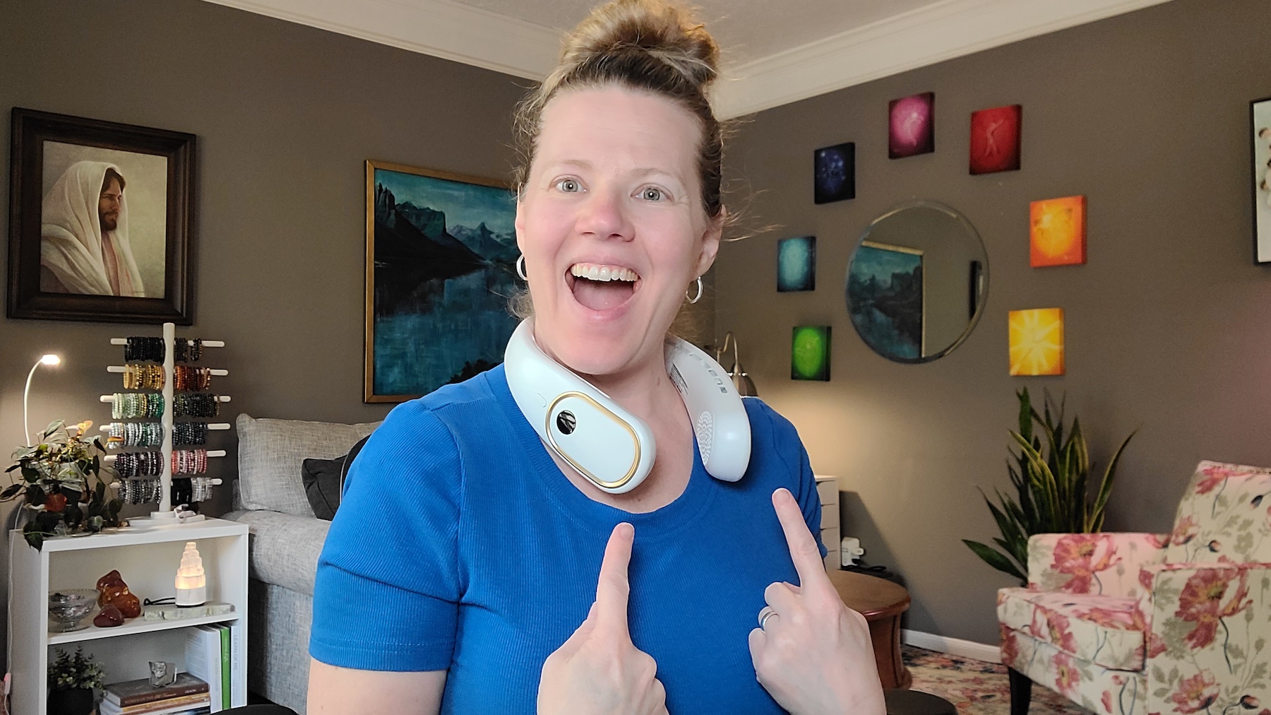 Say Goodbye to Sweat! Neck Fan Keeps You Comfortable & Cool