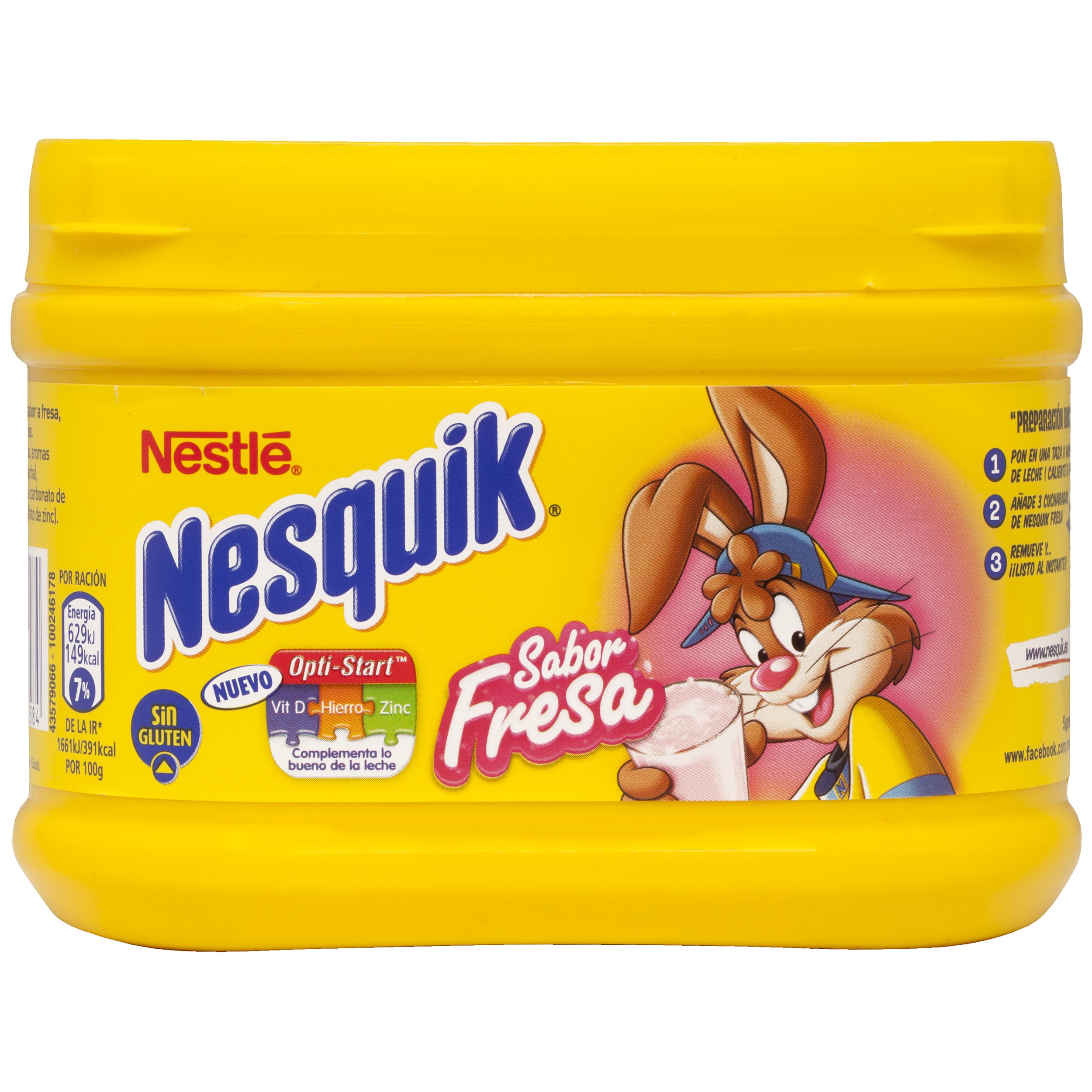 Nestlé - Nesquik Fresa Batido Instantáneo Bote 300 g