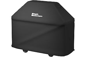 Simple Houseware 60-Inch Grill Cover - Heavy Duty BBQ Protector for Year-Round Outdoor Protection