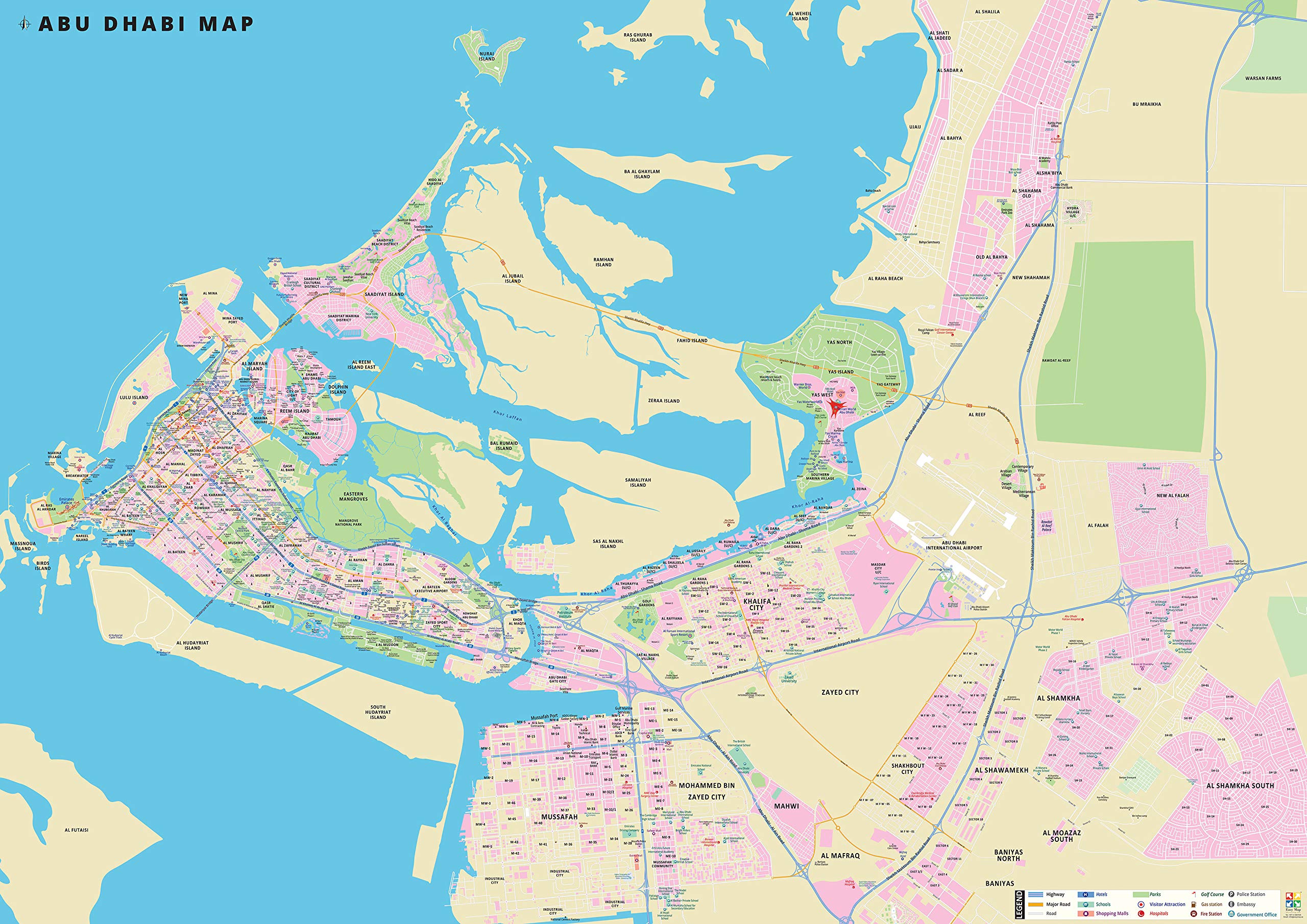 Buy Dubai 2d Wall Map Matt Long Lasting Wall Maps Vin vrogue.co