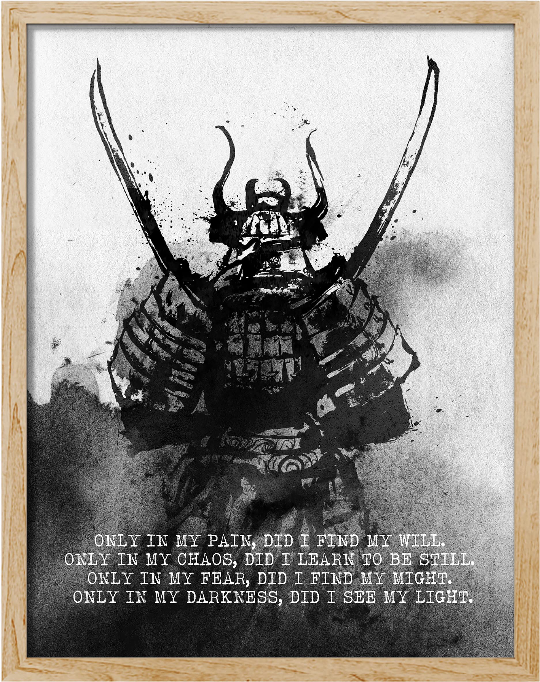 Amazon.com: SIGNWIN Adhesive Canvas Poster Only in My Darkness Did
