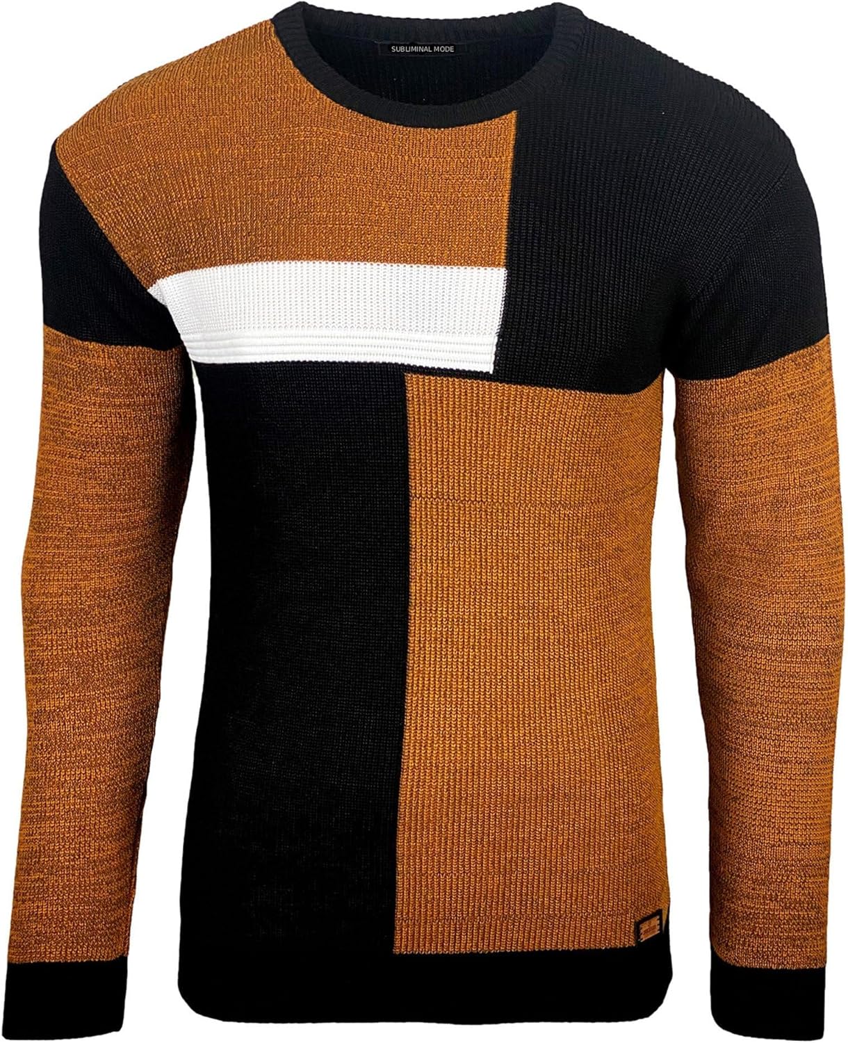 Subliminal Mode - Pullover over voor heren, ronde hals, met trekkoord, chique, trendy, gebreid, winter, van mesh, China, cadeau-idee Kerstmis BX52132, Lichtgrijs, M Subliminal Mode - Pullover over voor heren, ronde hals, met trekkoord, chique, trendy, gebreid, winter, van mesh, China, cadeau-idee Kerstmis BX52132, Lichtgrijs, M
