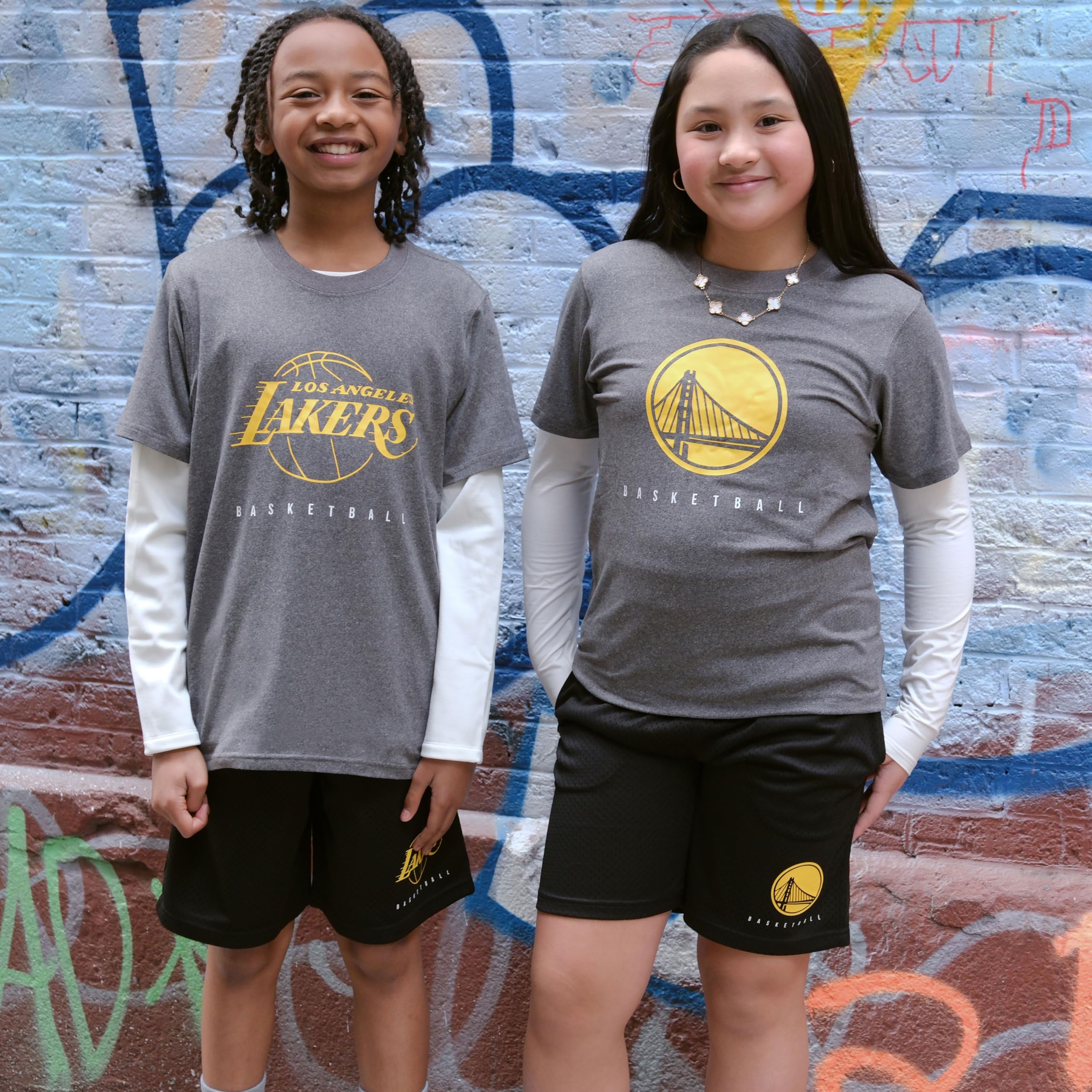 Ultra Game Set maglietta e pantaloncini Nba ufficiali Super Soft Game Time per ragazzi