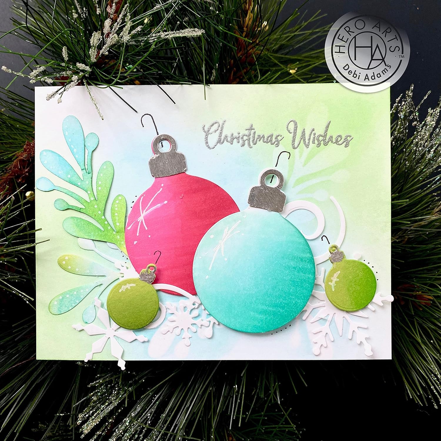 Hero Arts DF072 Infinity Dies, Bulb Ornament
