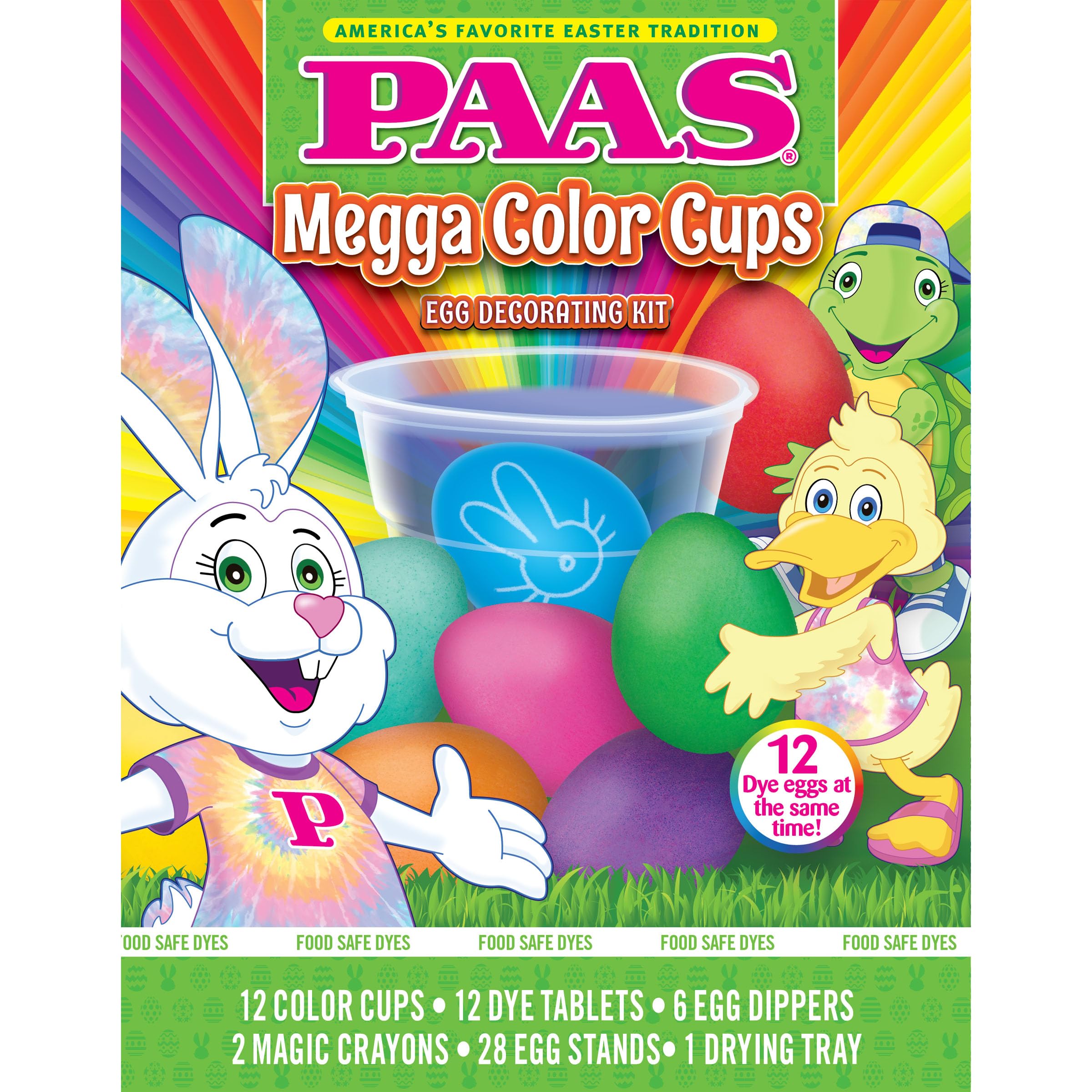 PAAS Megga Color Cups Egg Decorating Kit