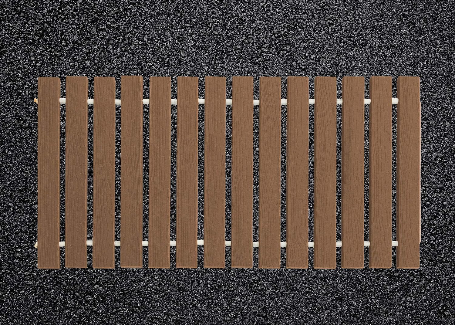 Furniture Barn USA Beach Roll Up Walkway EverGrain Composite Decking, Weatherwood