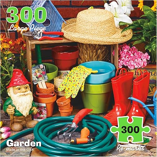 Re-marks Rompecabezas de fotos de jardín, rompecabezas de 300 piezas para todas las edades disponible en Yaxa Guatemala